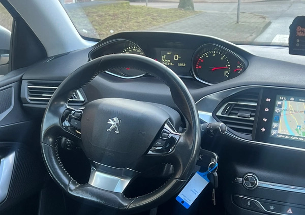 Peugeot 308 cena 27700 przebieg: 245000, rok produkcji 2014 z Brusy małe 436